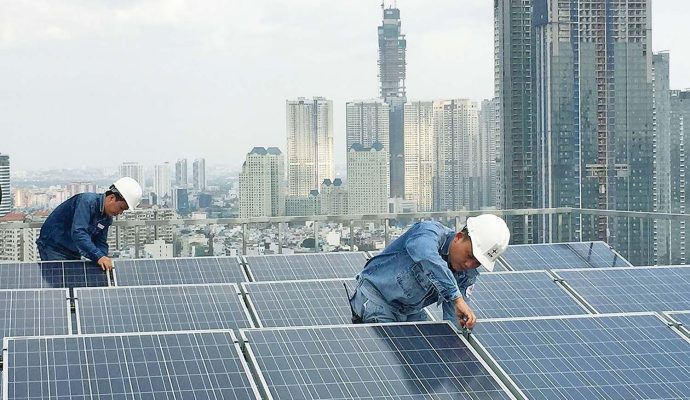 điện mặt trời áp mái