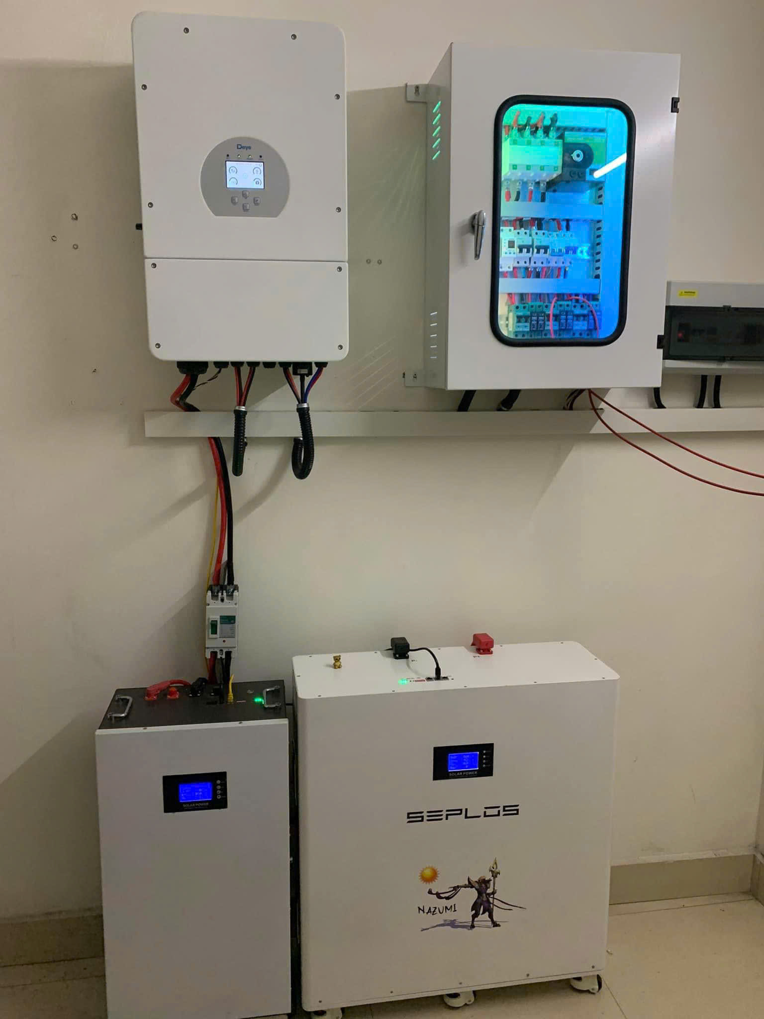 Hệ thống điện mặt trời có lưu trữ và cách lắp đặt. Vị trí lắp đặt pin lưu trữ