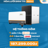 Hệ thống điện mặt trời hòa lưới bám tải 25kW