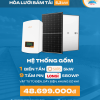 Hệ thống điện mặt trời hòa lưới bám tải 5,3kW