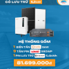 Hệ thống điện mặt trời có lưu trữ 5,3kW